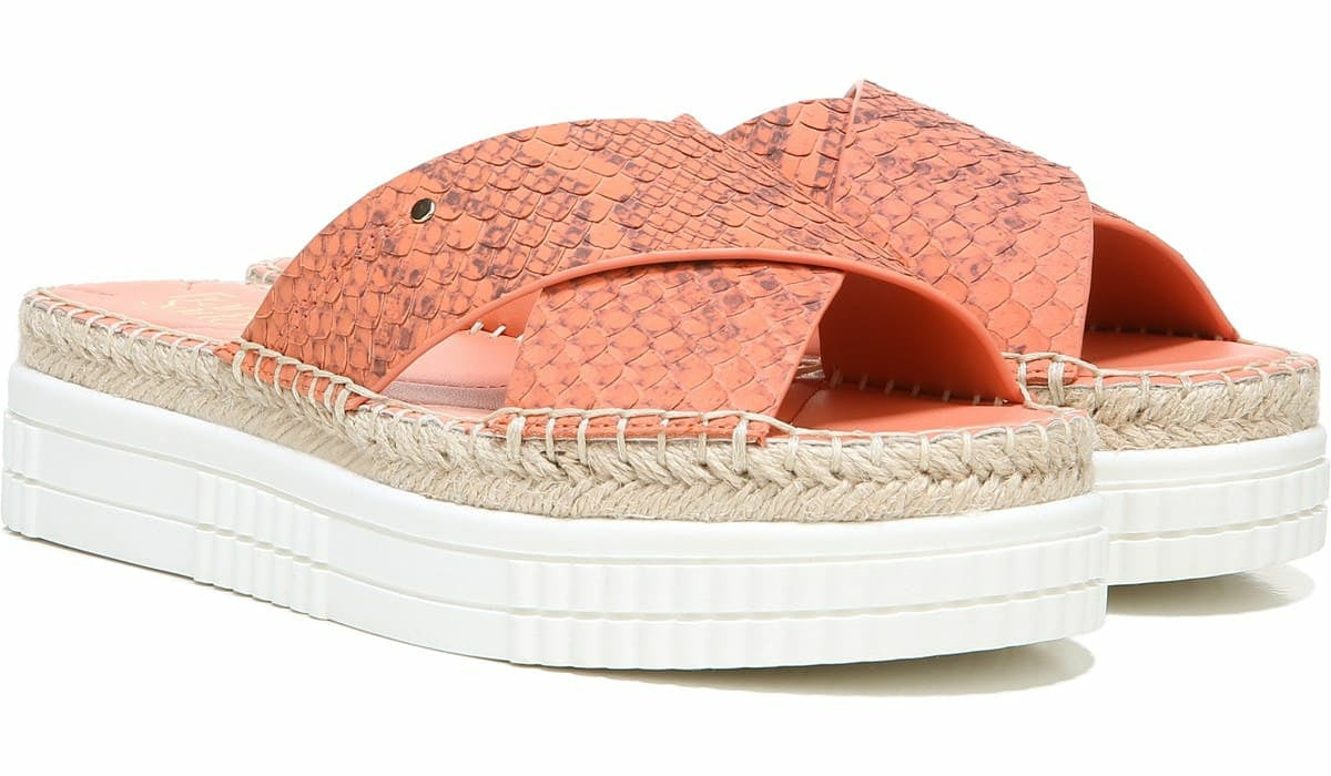 Franco Sarto Classic | Franco Barb Platform Slide Sandal