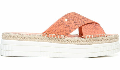 Franco Sarto Classic | Franco Barb Platform Slide Sandal