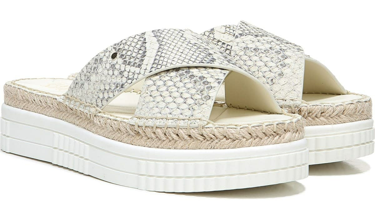 Franco Sarto Discount | Franco Barb Platform Slide Sandal